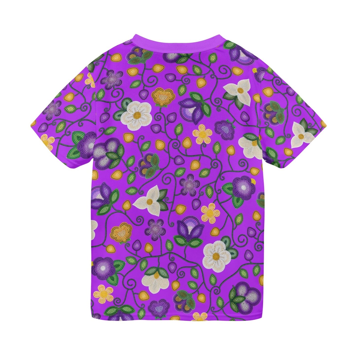 Midnight Moss Bloom Purple T-shirt for Men