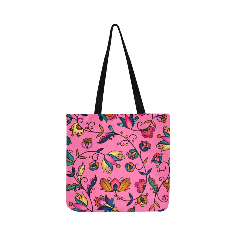 Copper Prairie Petals Reusable Shopping Bag