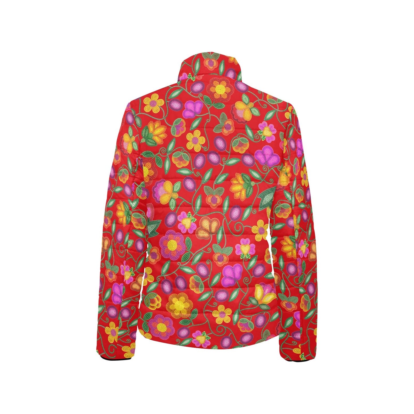 Boreal Bounty Red Stand Collar Jacket