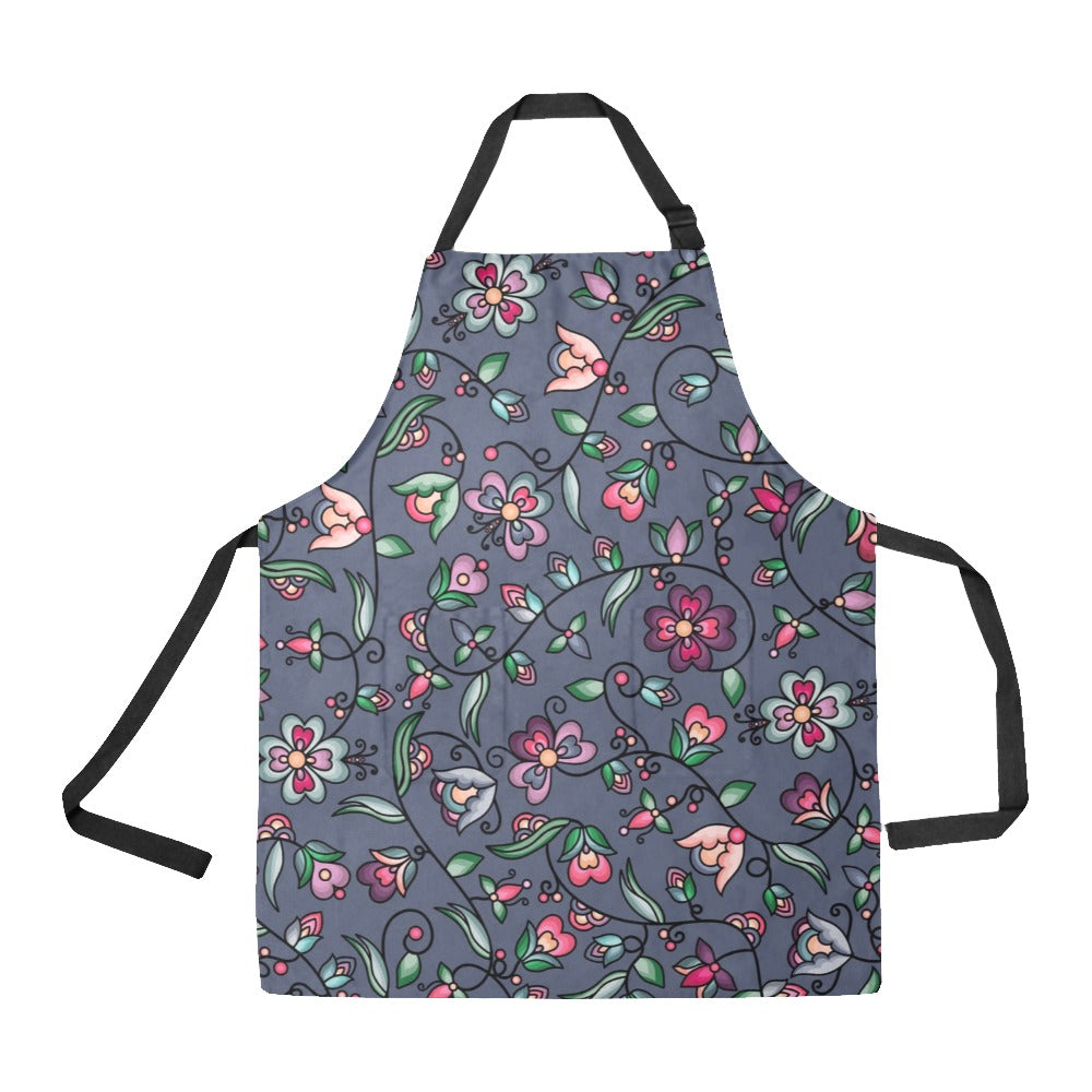 Amber Evening Garland Blue Apron