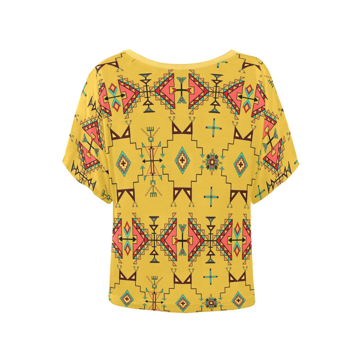 Thunder Flight Yellow Women's Batwing-Sleeved Blouse T shirt