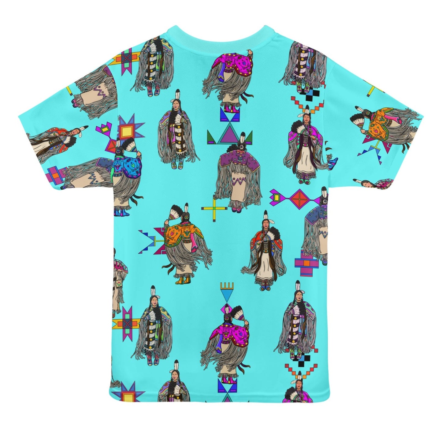 Women's Tradish Dancers Turquoise Tee