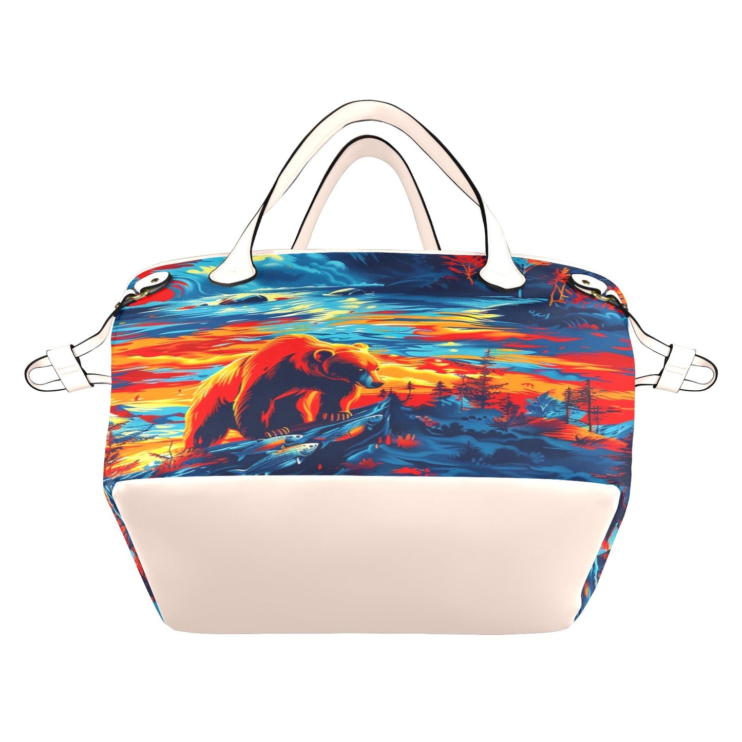 Hungry Bear Clover Canvas Tote Bag