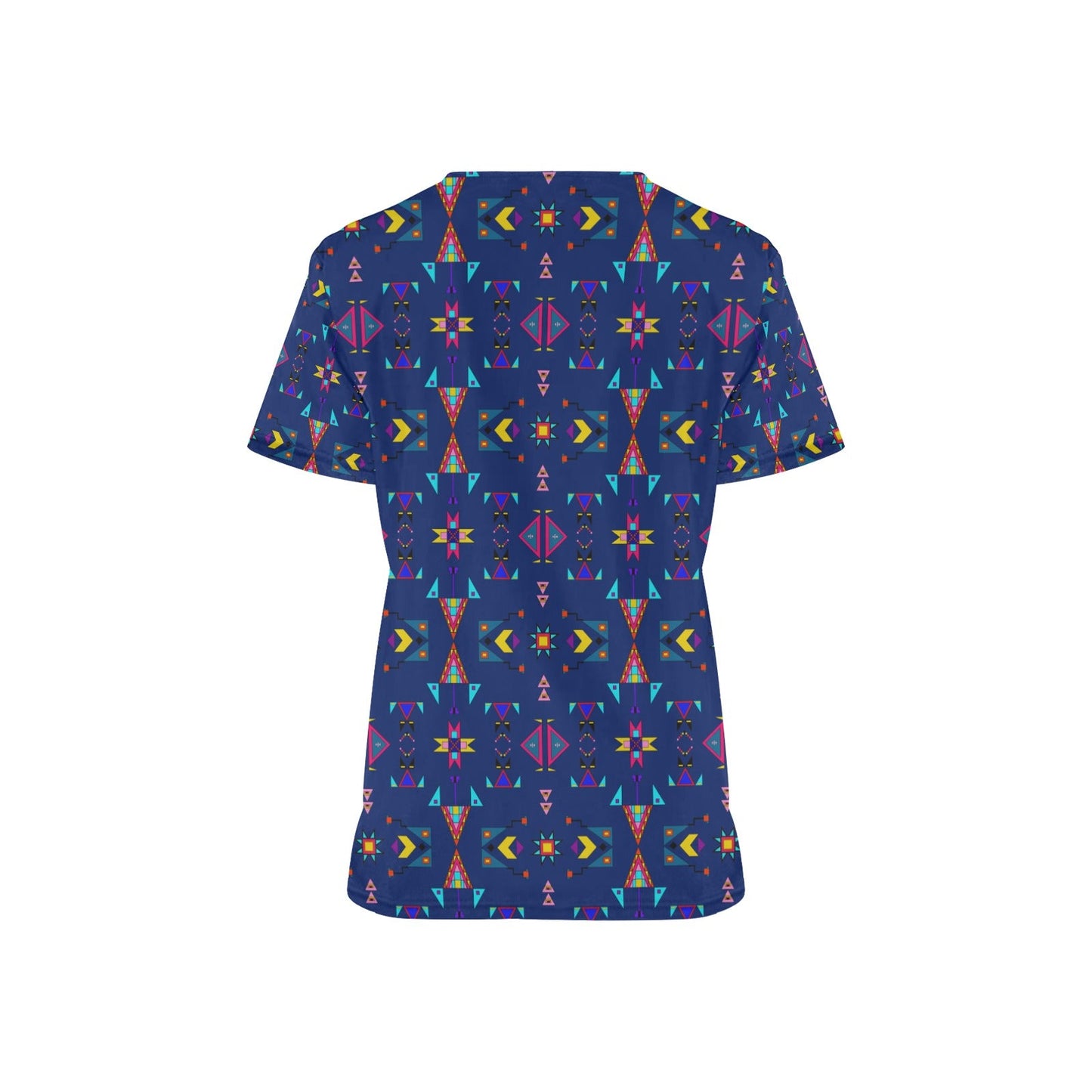 Enemy Territory Dark Navy Scrub Top