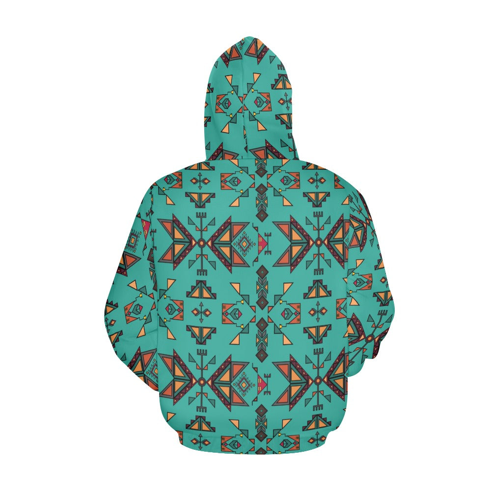 Arrow Dawn Turquoise Hoodie for Men