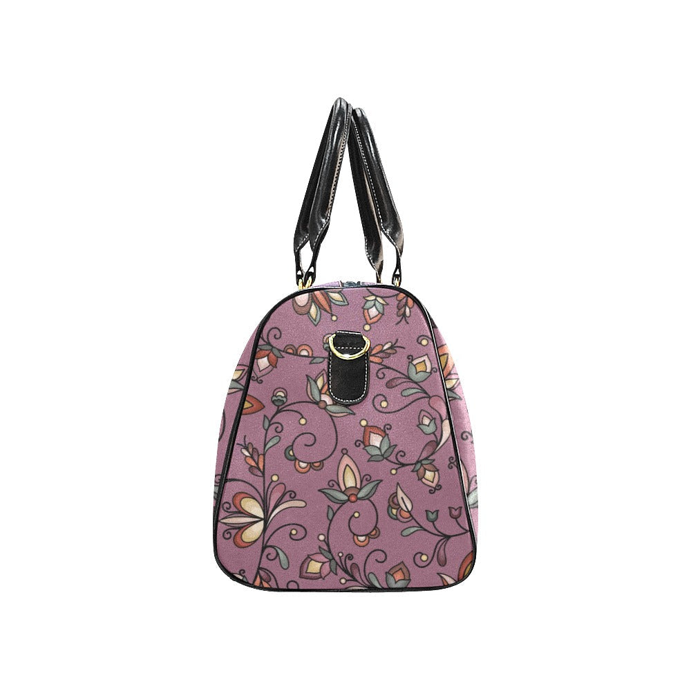Burnt Sky Petals Magenta Small Travel Bag