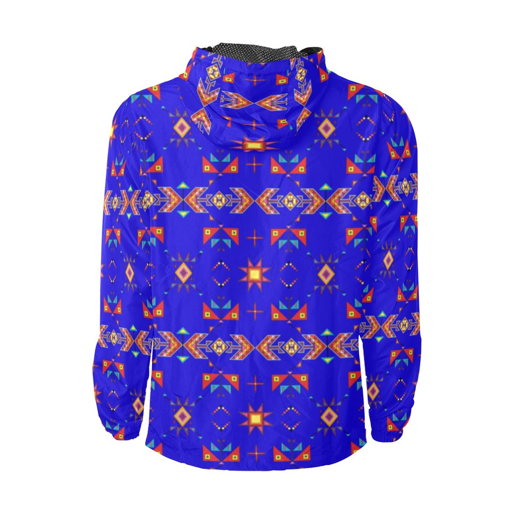 Scattered Generations Royal Men's Windbreaker