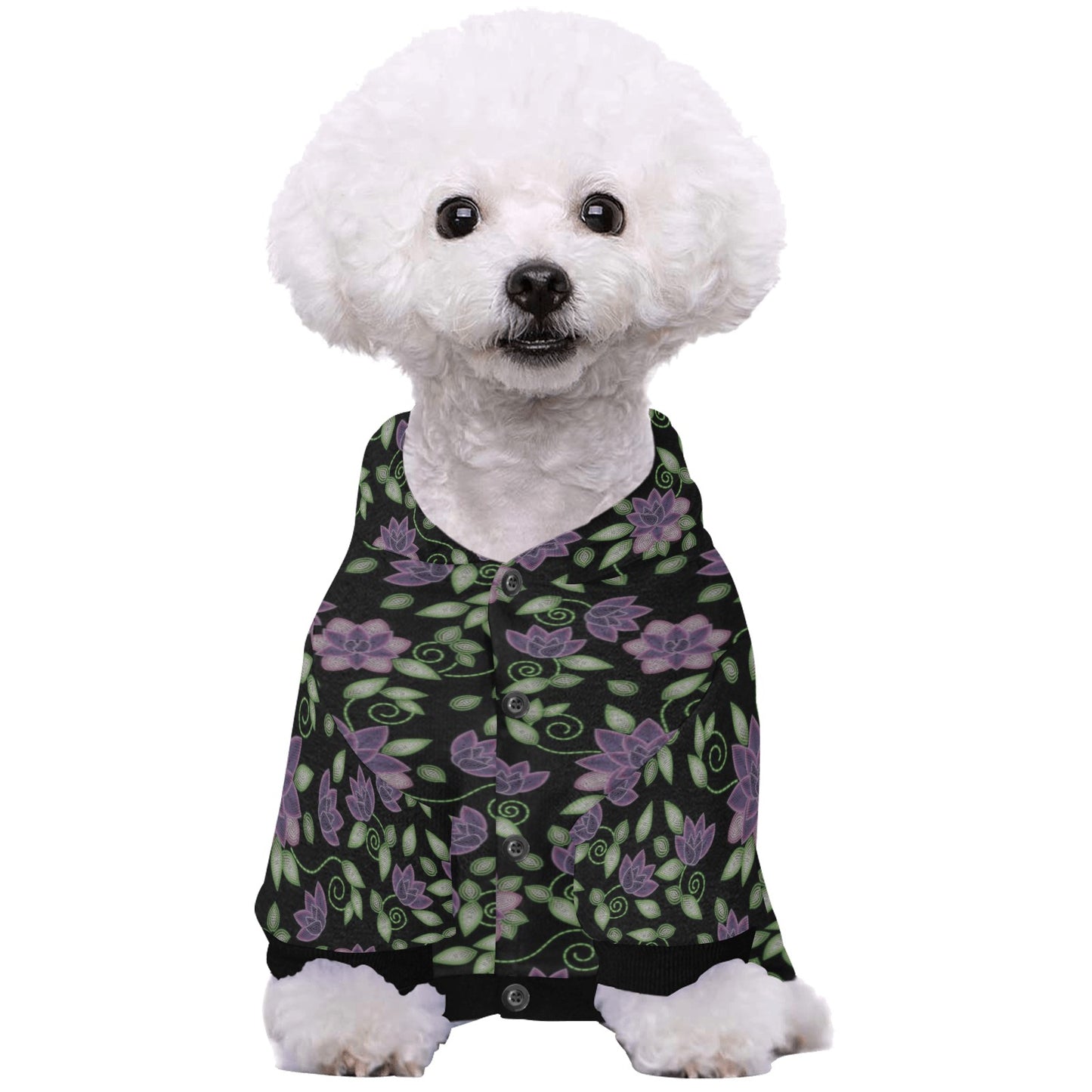 Beaded Rose Pet Hoodie