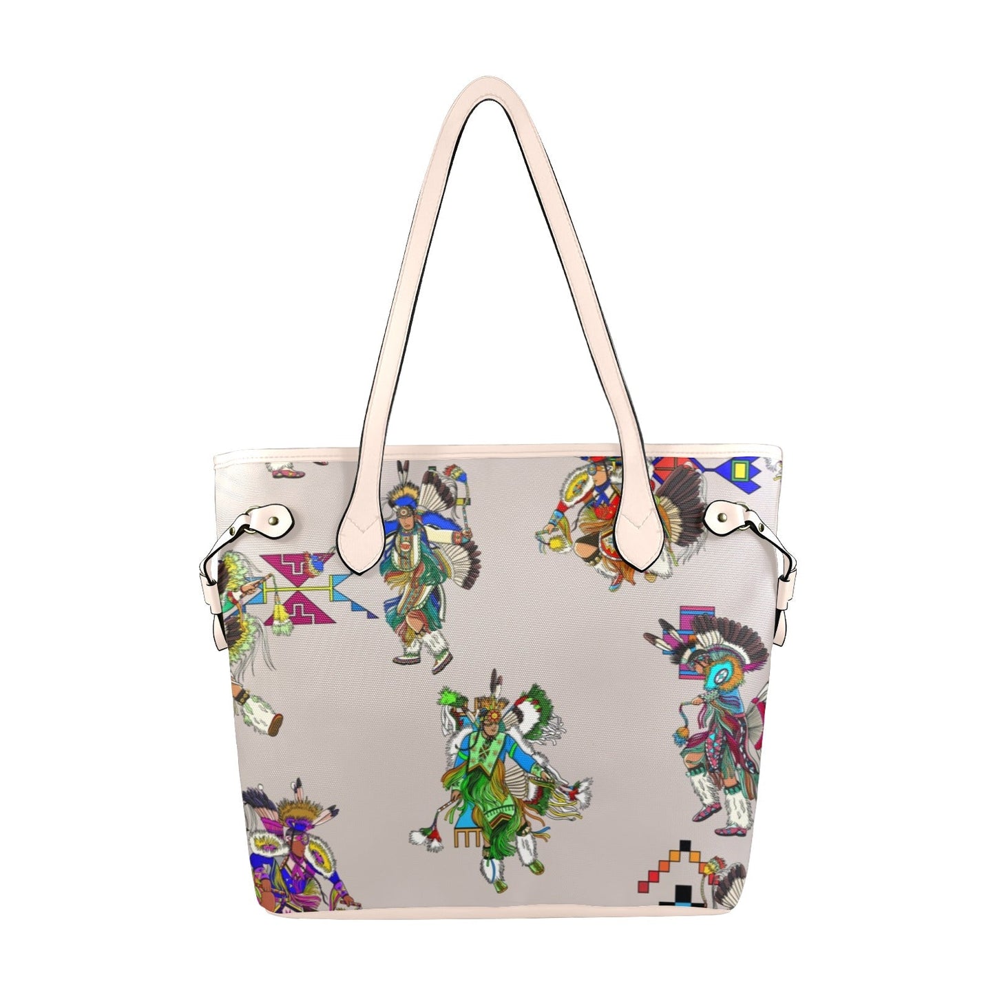 Men's Fancy Dancer Clover Canvas Tote