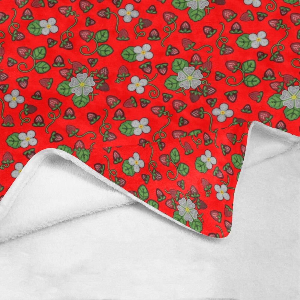 Strawberry Dreams Fire Ultra-Soft Micro Fleece Blanket 50"x60"