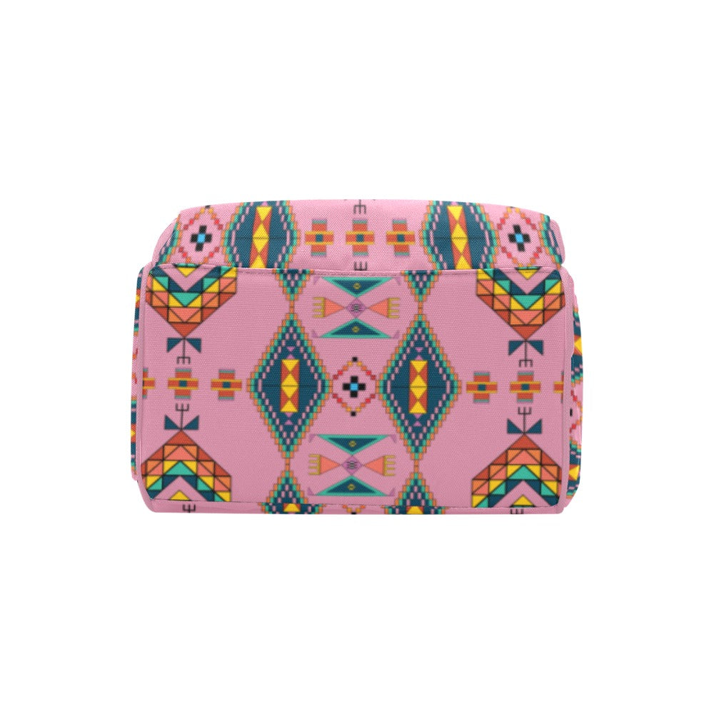 Travois Tipi Dusky Sunset Multi-Function Diaper Backpack