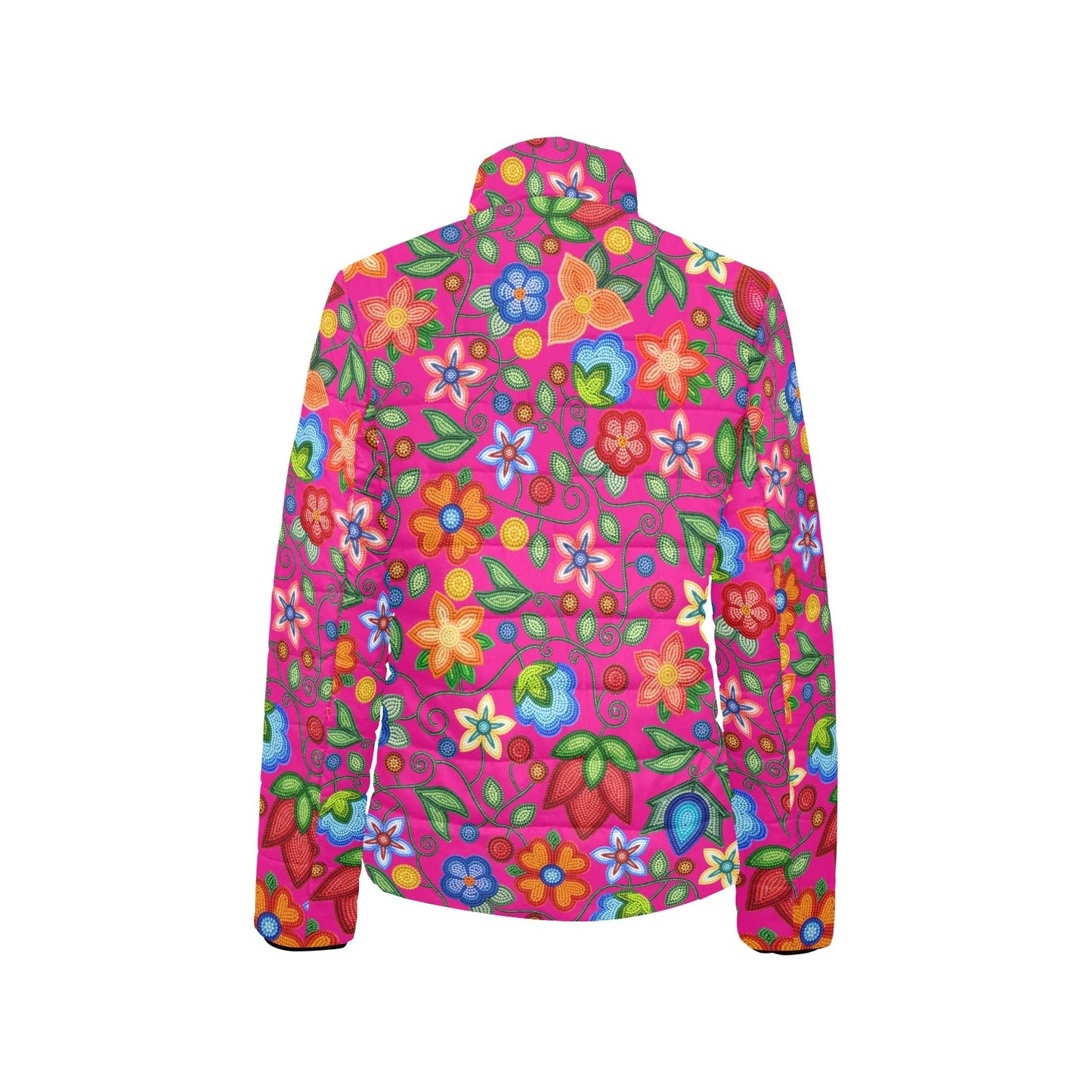 Morning Harmony Pink Stand Collar Jacket