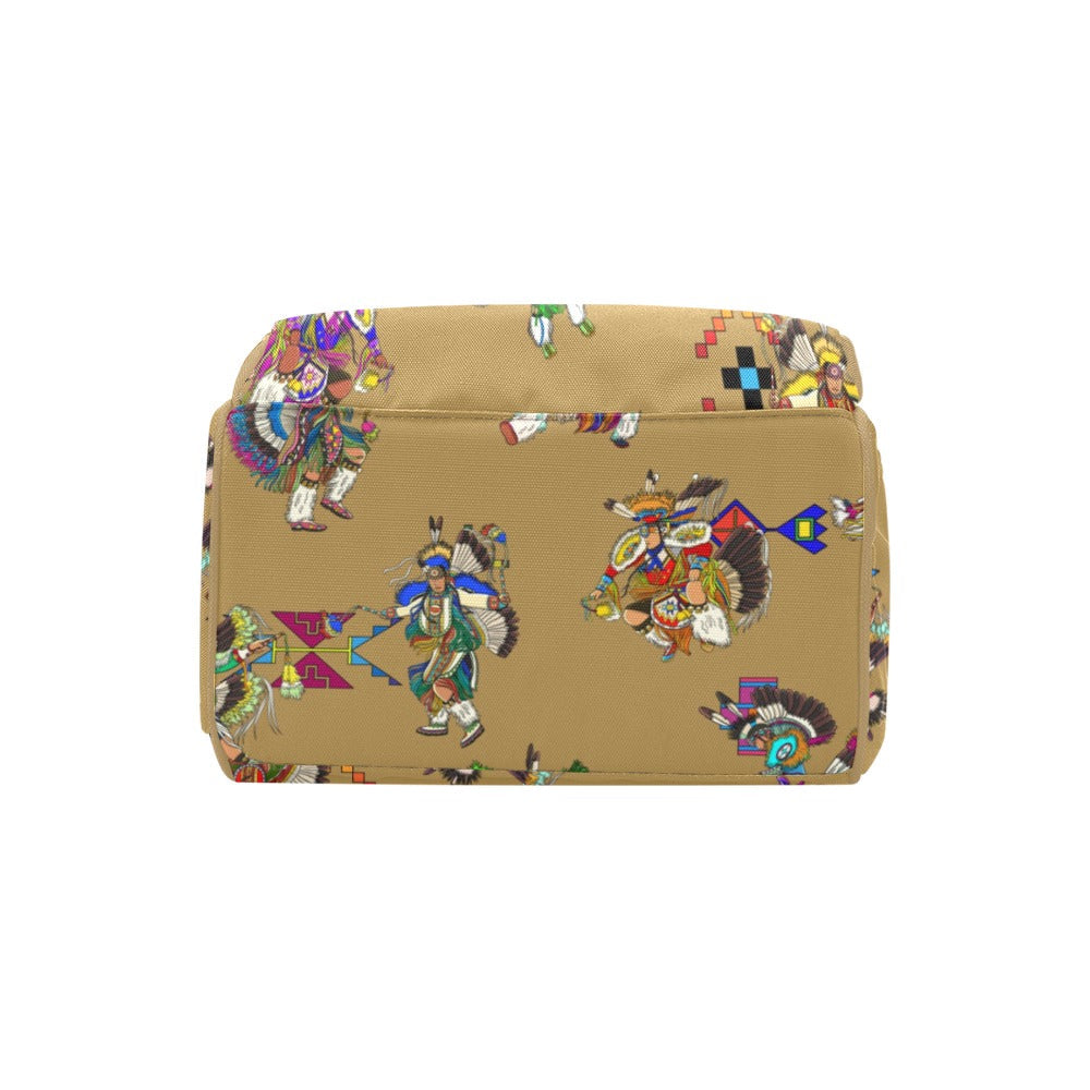 Men's Fancy Dancers Earth Multi-Function Diaper Backpack