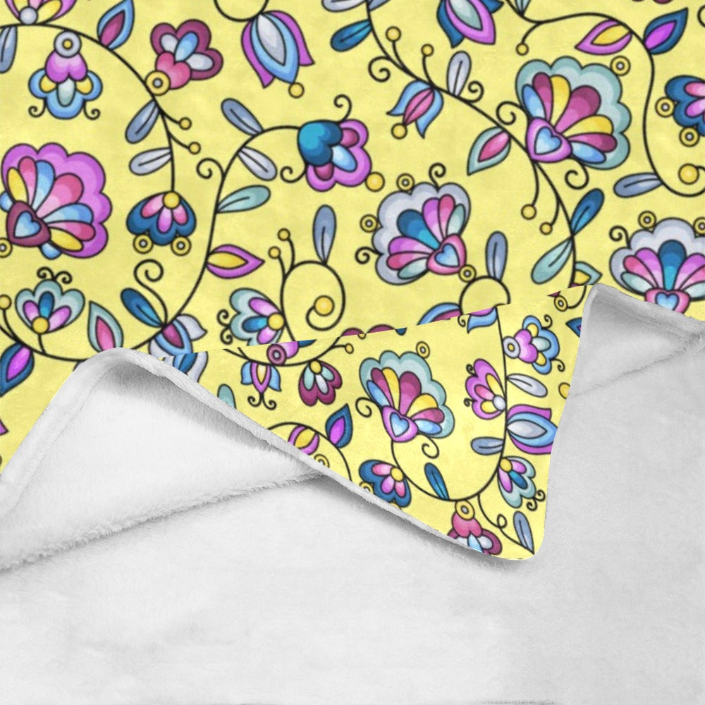 Autumn Bundle Blessing Yellow X-Large Micro Fleece Blanket
