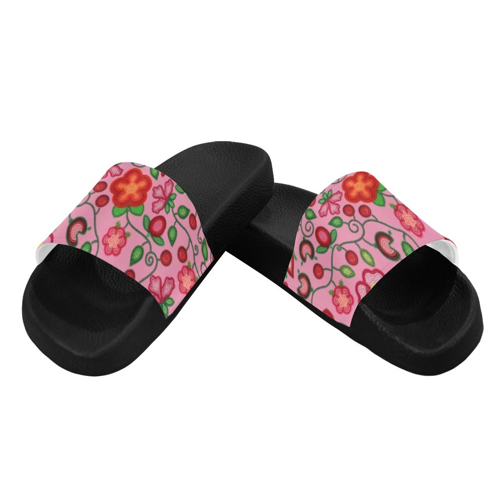 Rose Reverie Pink Slide Sandals