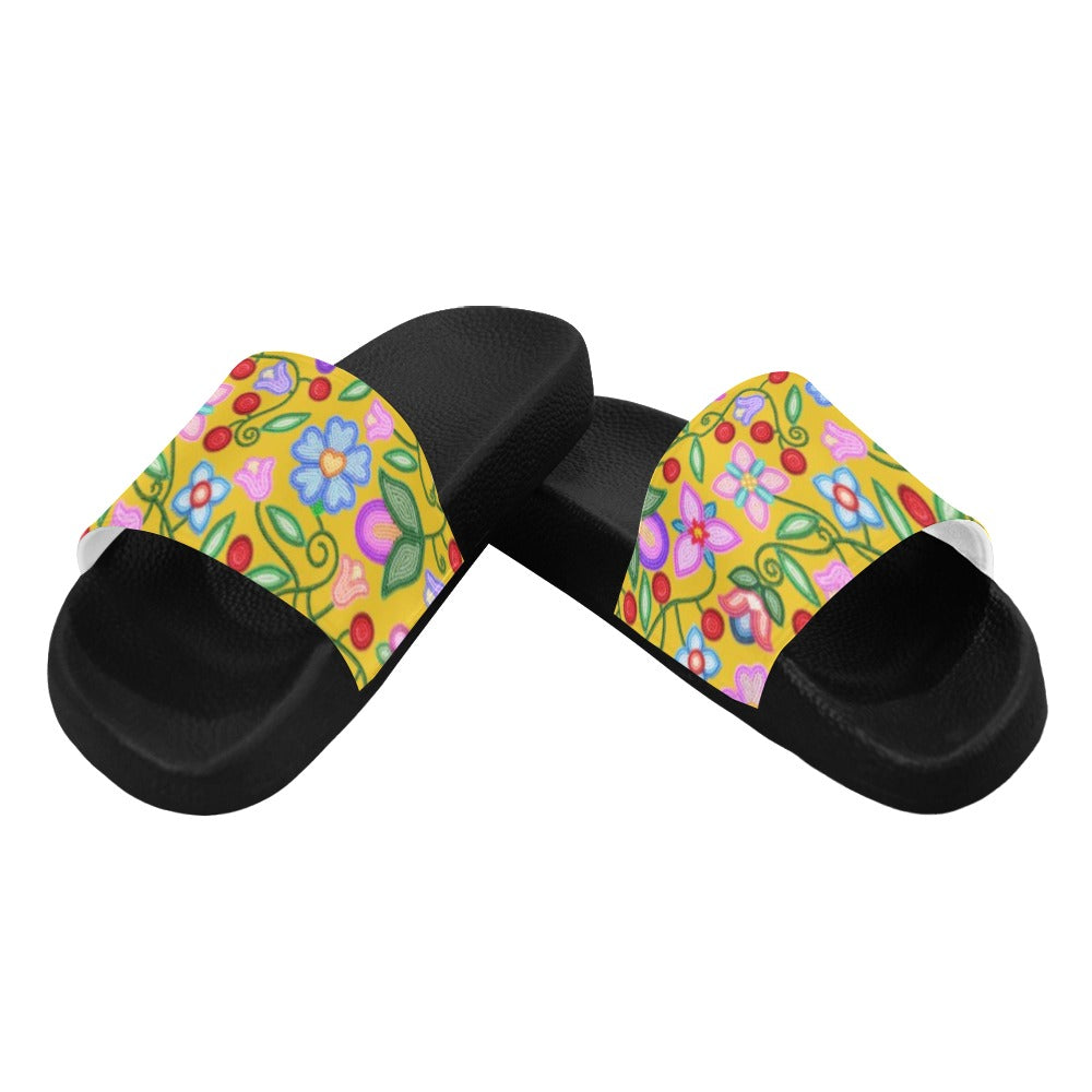 Petal Harmony Ochre Men's Slide Sandals