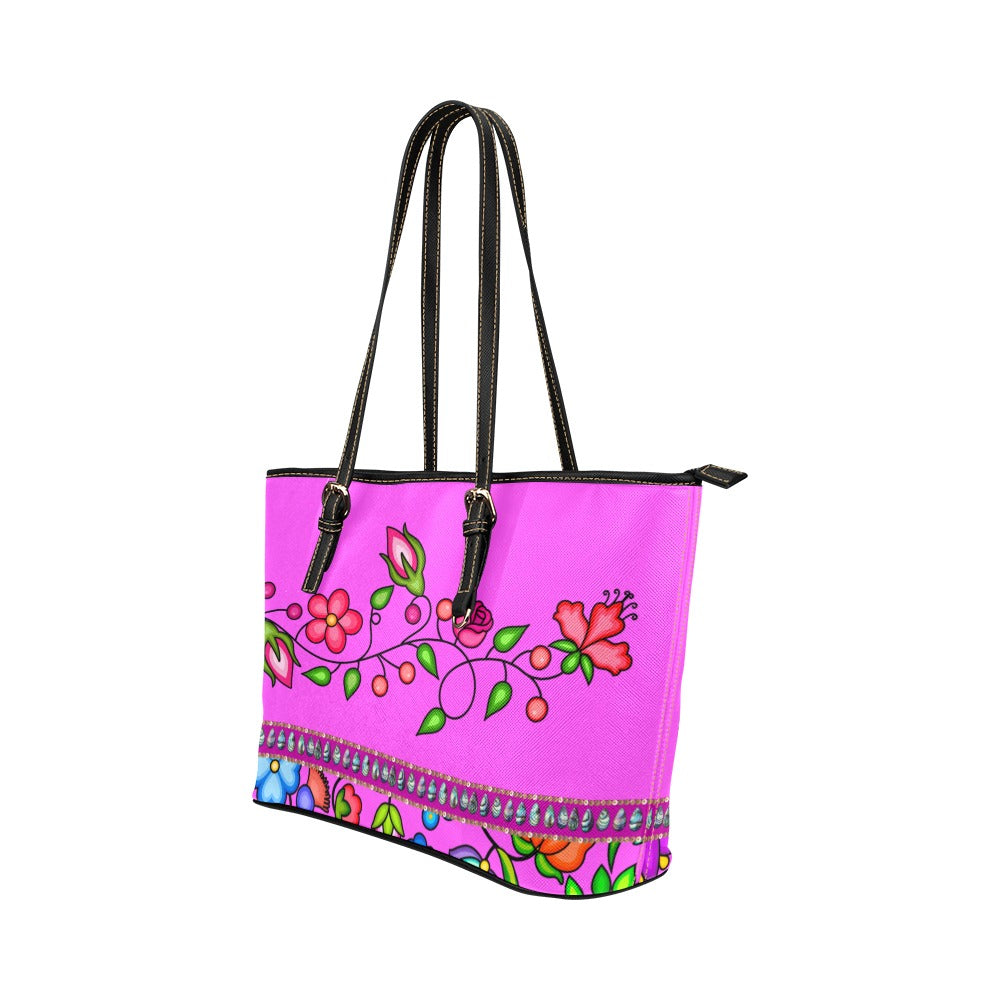 Grandmother Legacy Magenta Leather Tote
