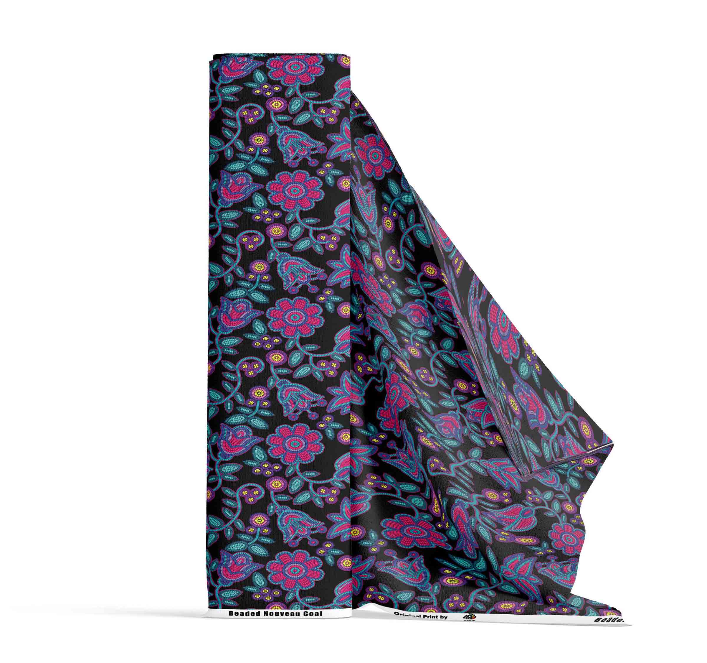 Beaded Nouveau Coal 42 Inch Cotton Poplin Pre Order main image 1