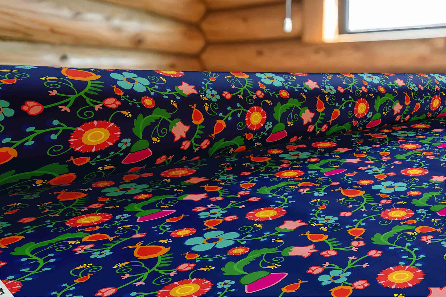 Bee Spring Twilight Fabric