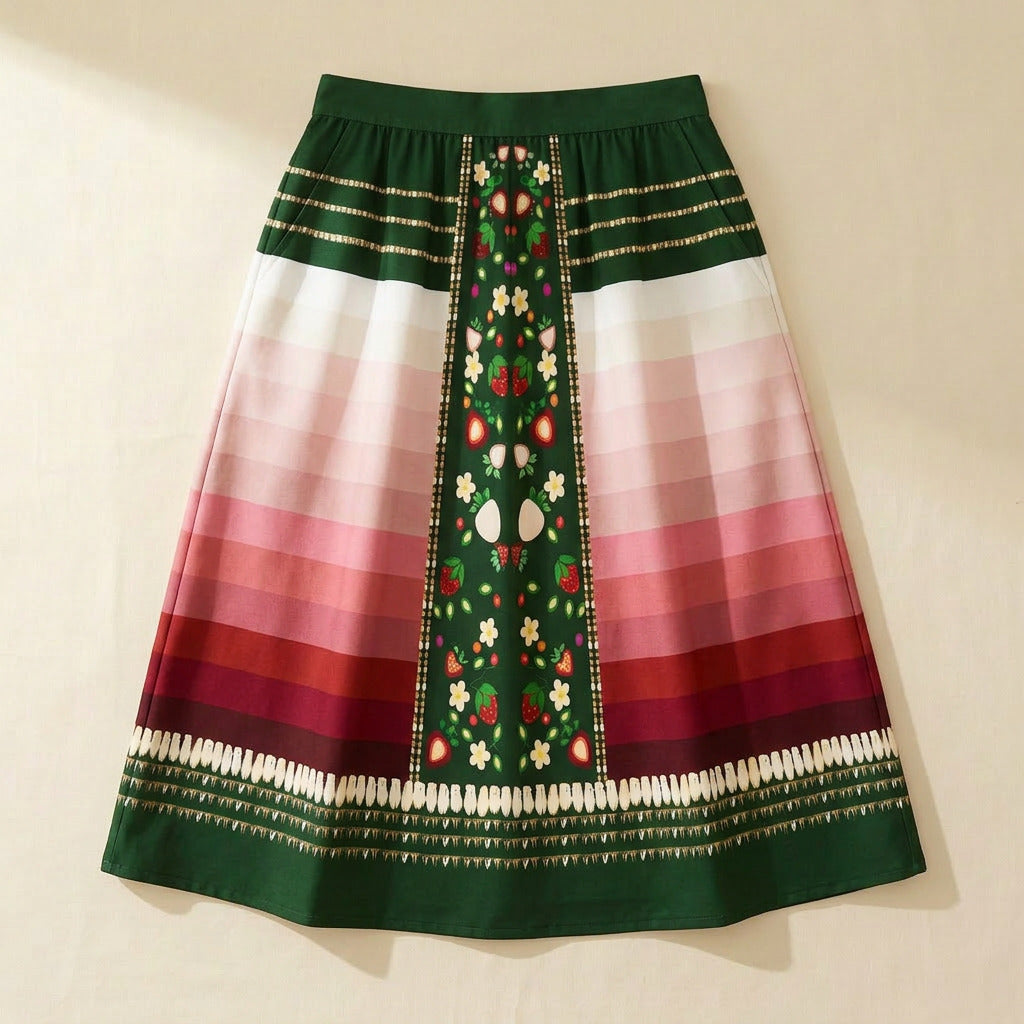 Berry Rites Hunter 2 Midi Skirt