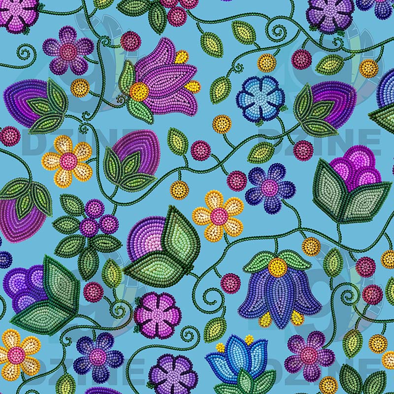 Bloom Uplift Sky Fabric