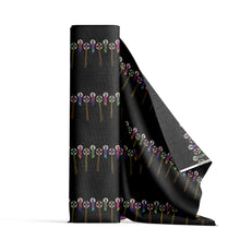 Load image into Gallery viewer, Silk Ribbons and Belles Black Fabric
