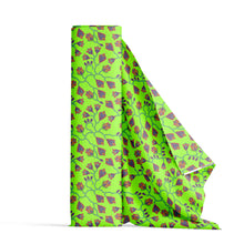 Load image into Gallery viewer, Spring Blossoms Neon Green Fabric
