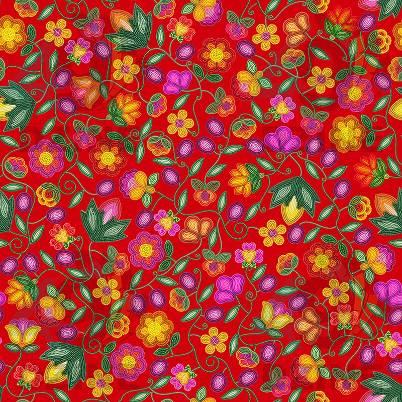 Boreal Bounty Red Fabric