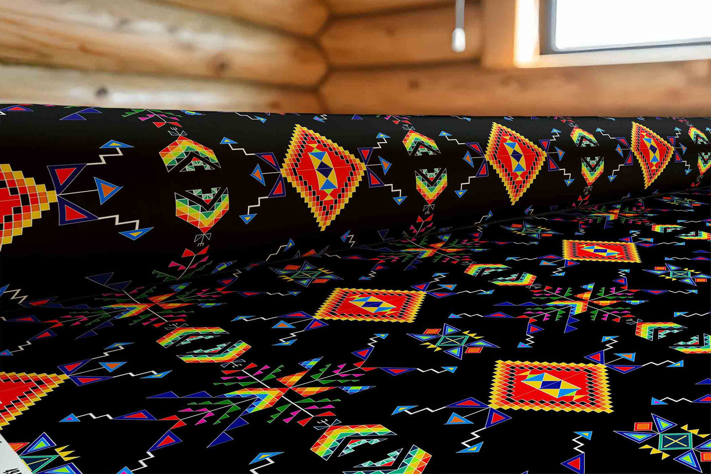 Buffalo Jump Black Fabric