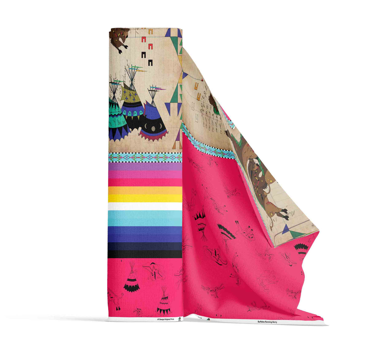 Ledger Buffalos Running Fabric