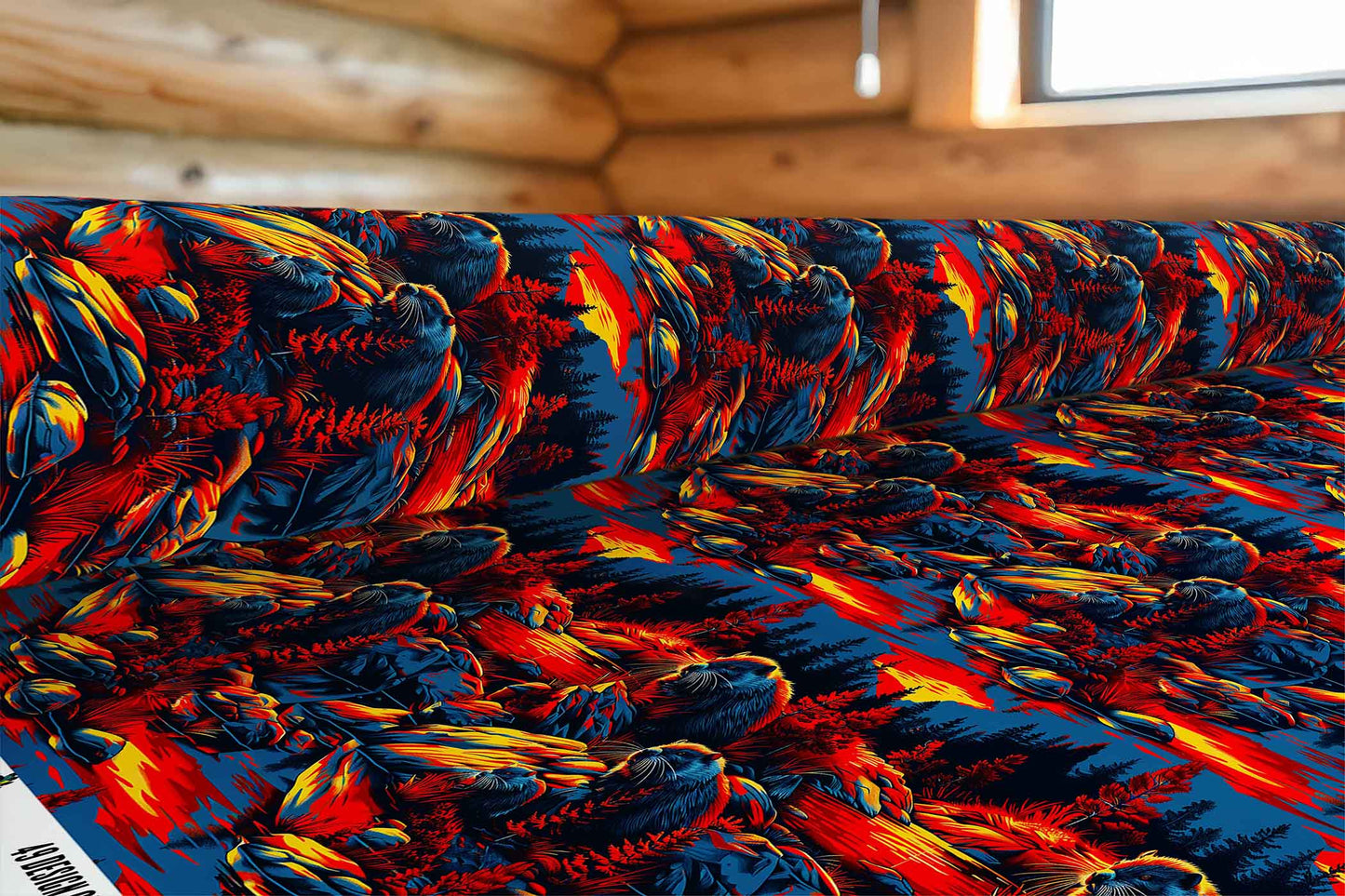 Bundle of Beavers Fabric