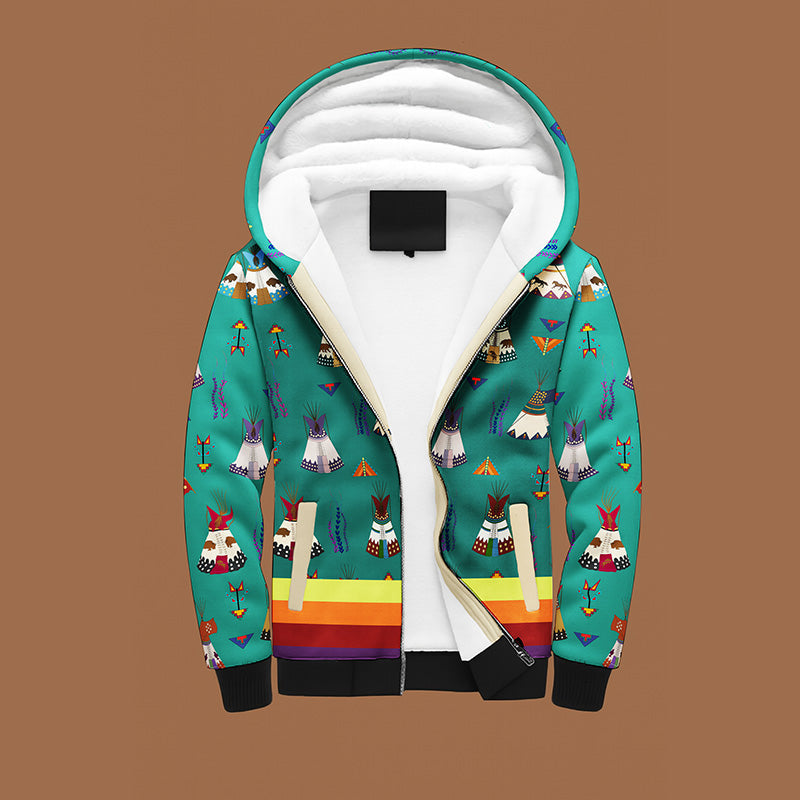Camp Lodges Sherpa Hoodie