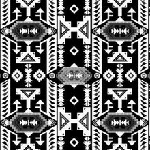 Load image into Gallery viewer, Chiefs Mountain Black and White Fabric
