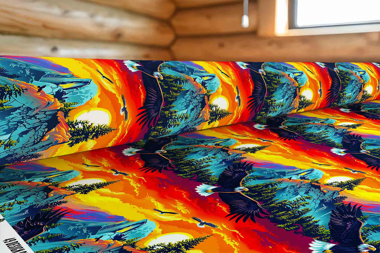 Cruising Eagles Fabric