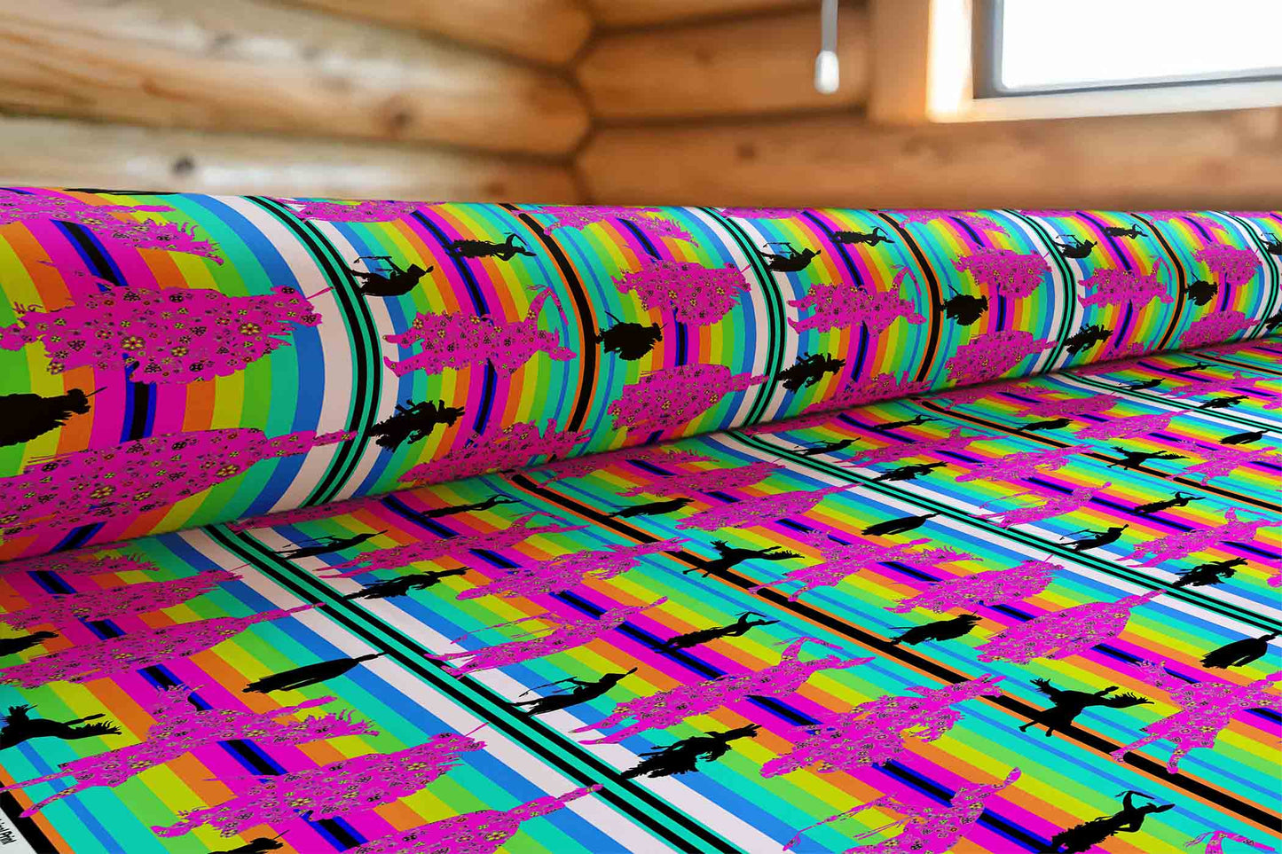 Dancers Sunset Contest Fabric