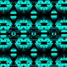 Load image into Gallery viewer, Dark Teal Winter Camp Fabric
