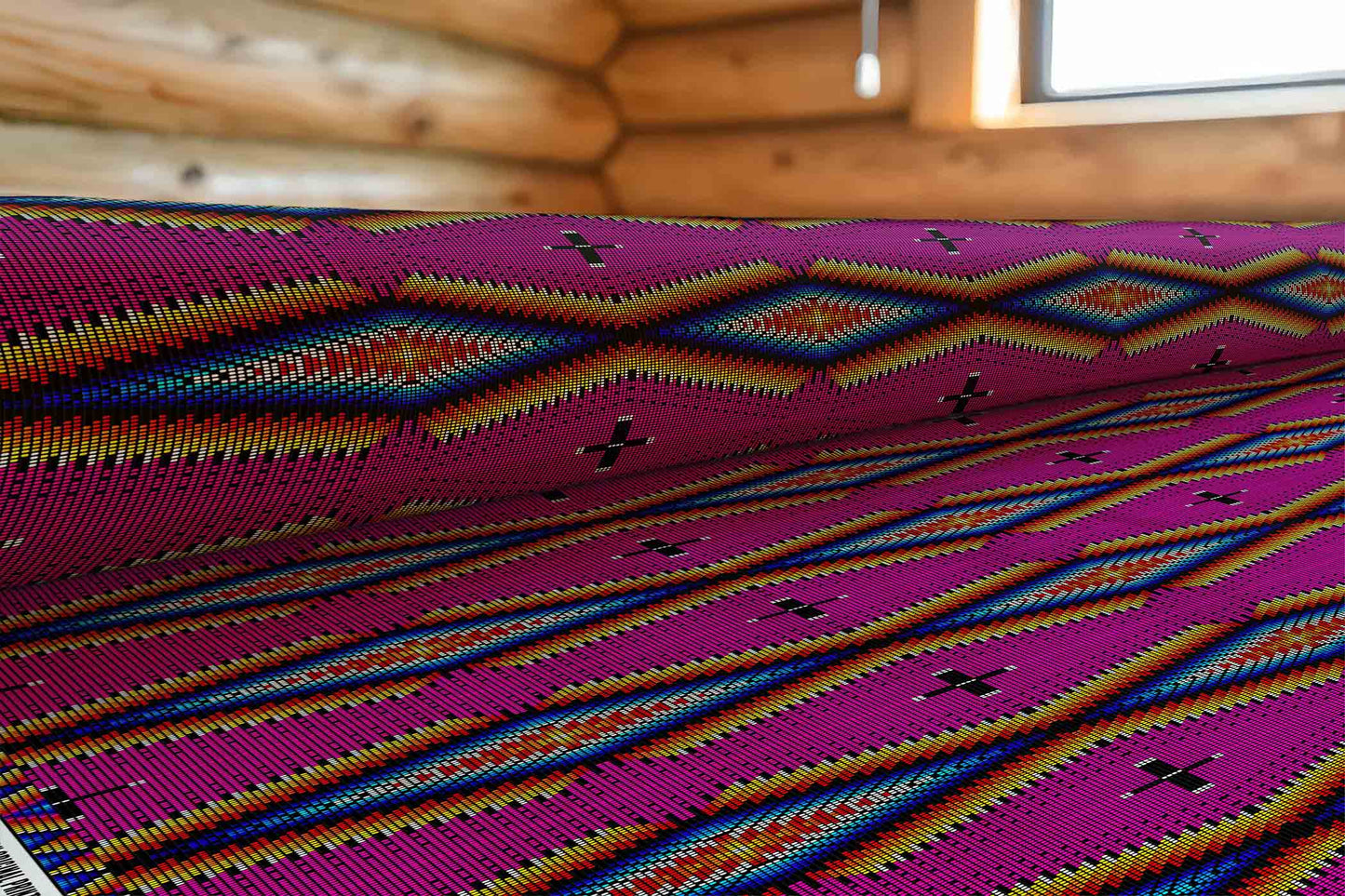 Diamond in the Bluff Pink Fabric