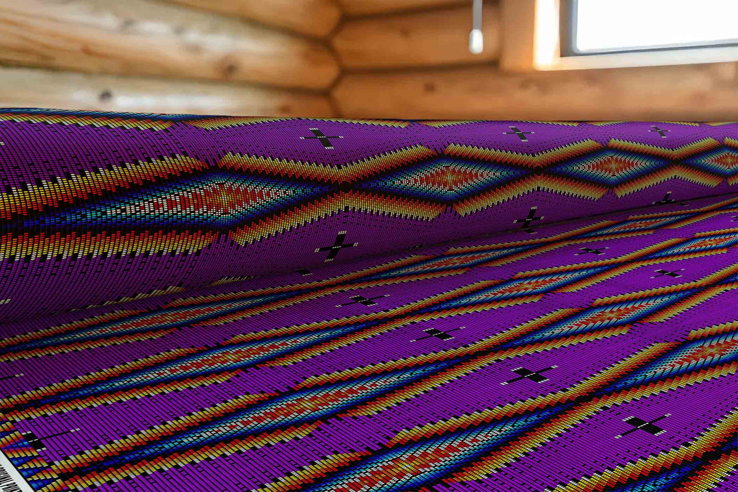 Diamond in the Bluff Purple Fabric