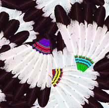 Load image into Gallery viewer, Eagle Feather Fans Fabric
