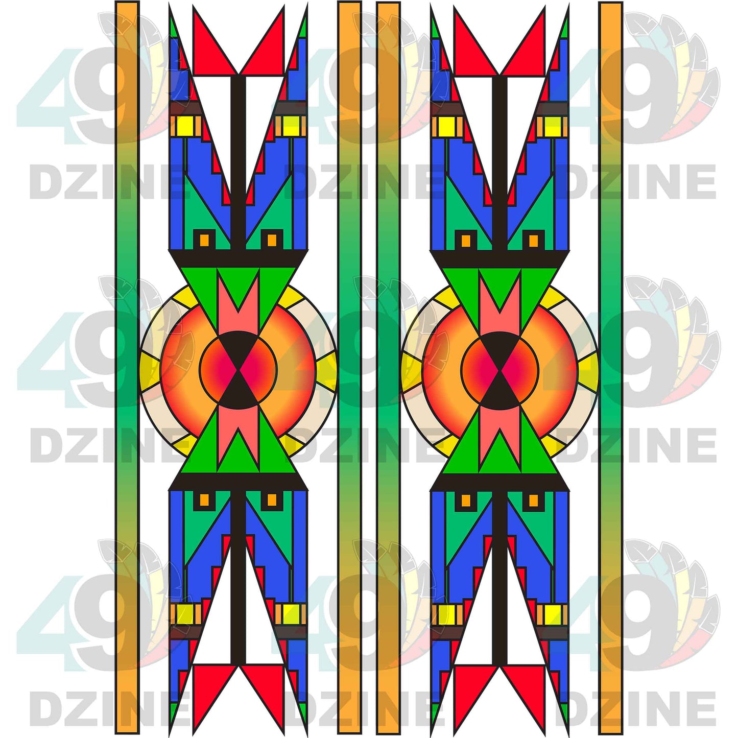 Fancy Dancer 13 Geometric