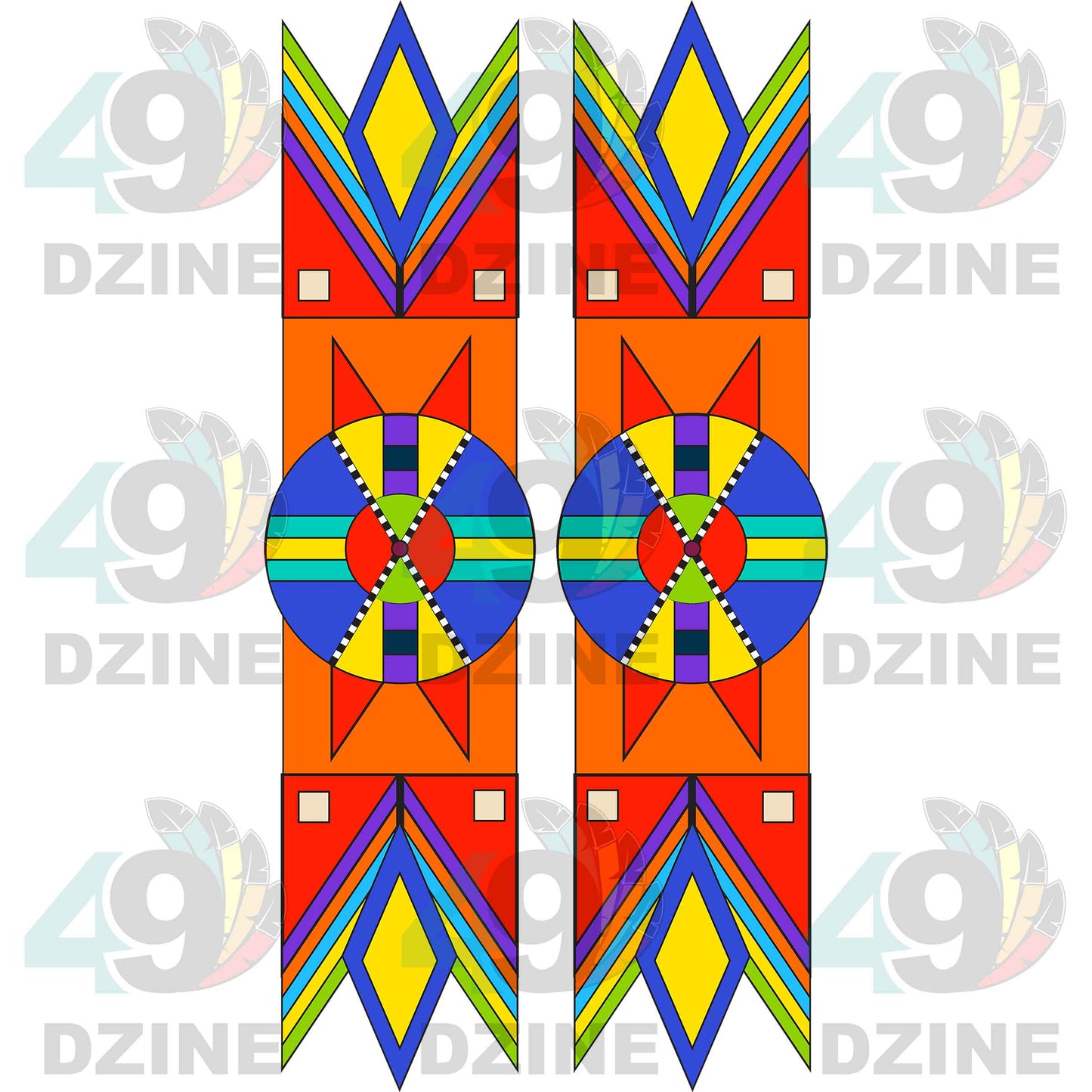 Fancy Dancer 14 Geometric