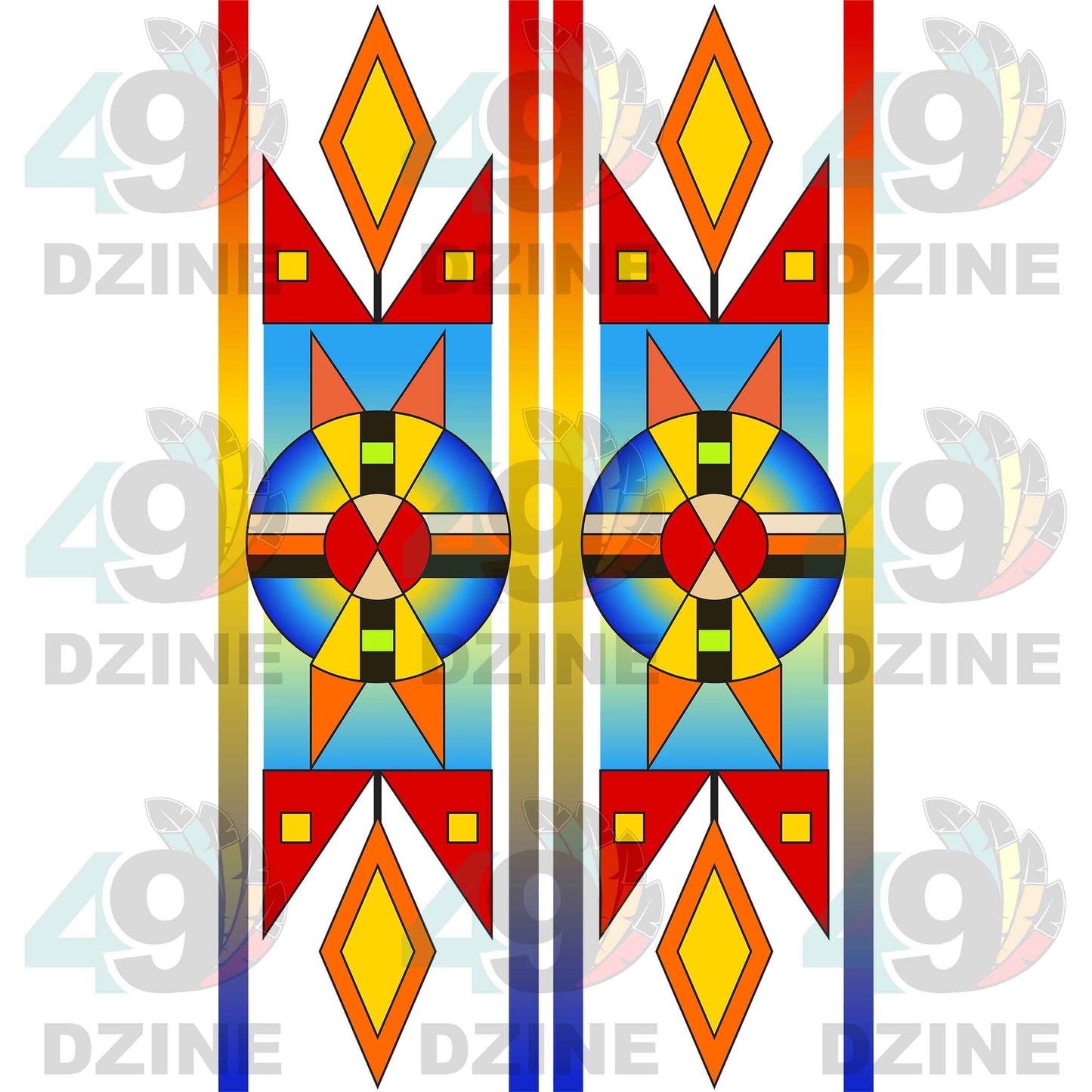 Fancy Dancer 3 Geometric