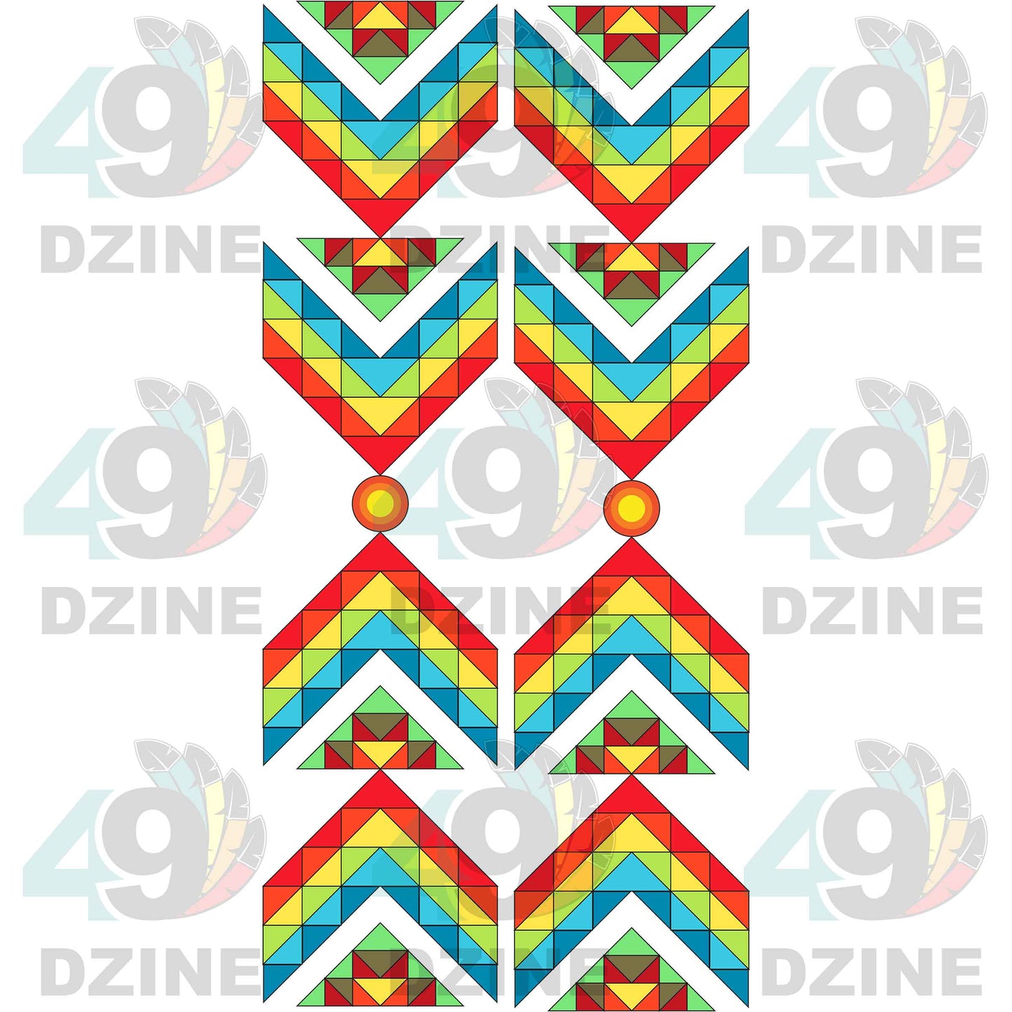 Fancy Dancer 6 Geometric