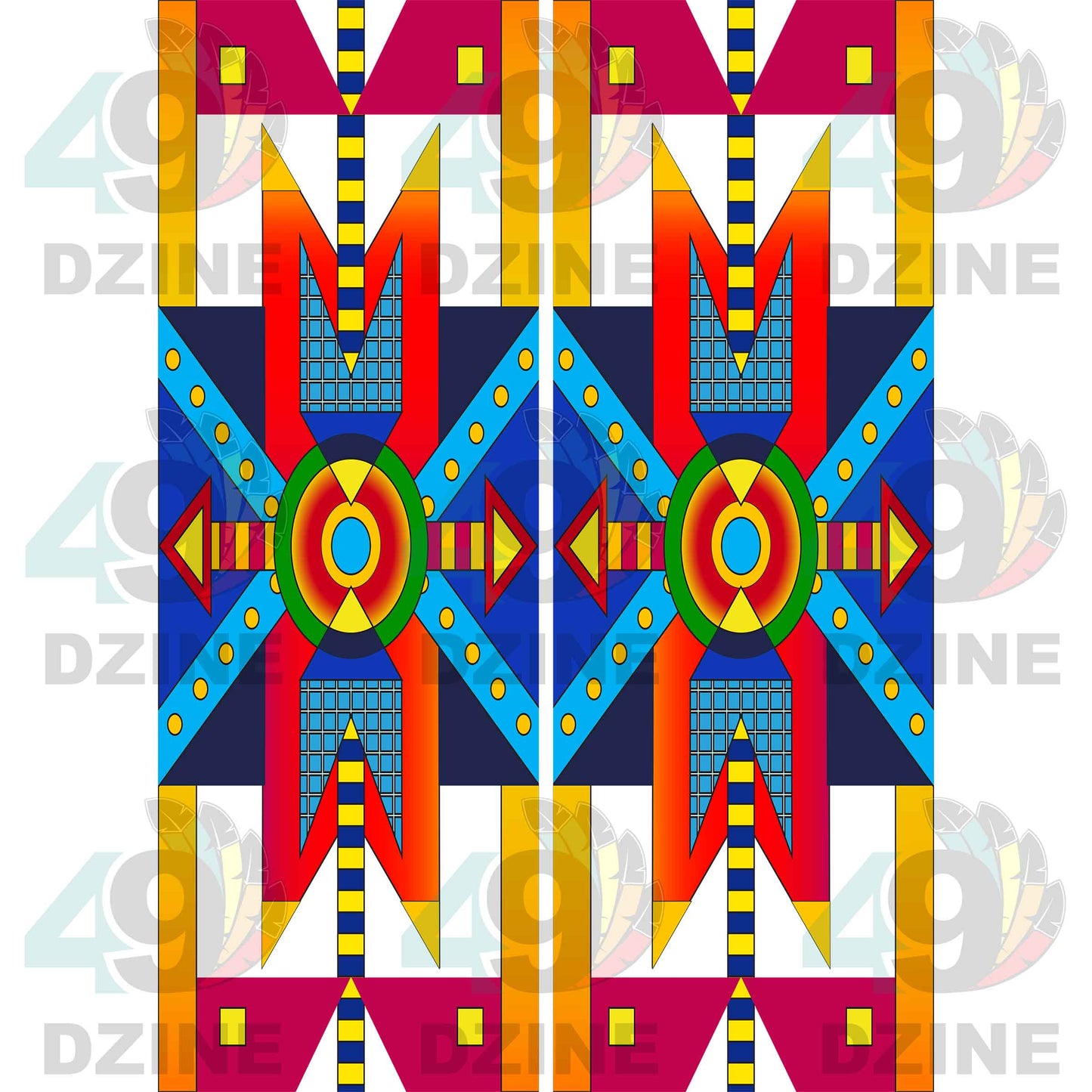 Fancy Dancer 9 Geometric