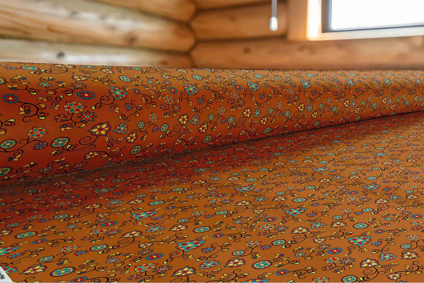 Fire Bloom Light Fabric