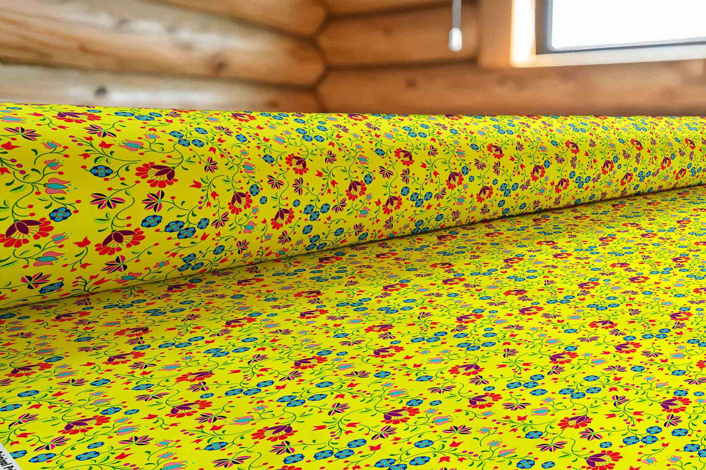 Fleur Indigine Mais Fabric