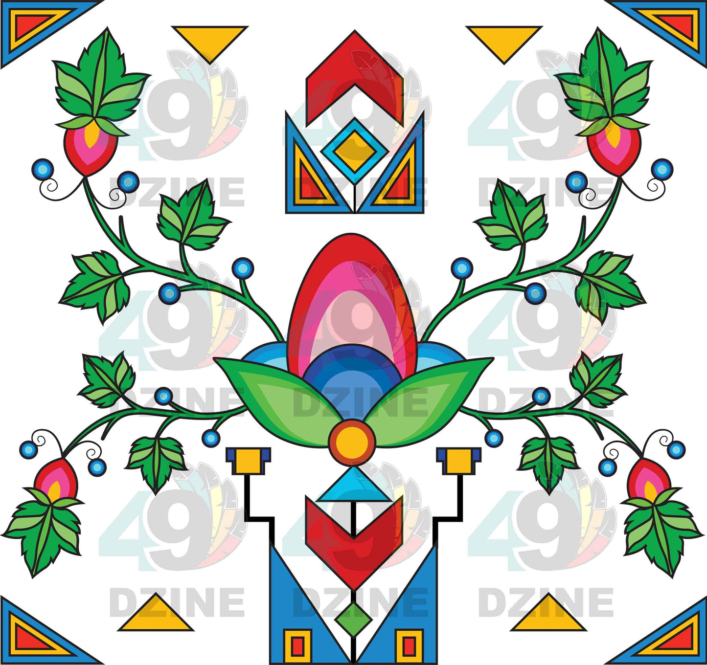 Floral and Geometric Primary