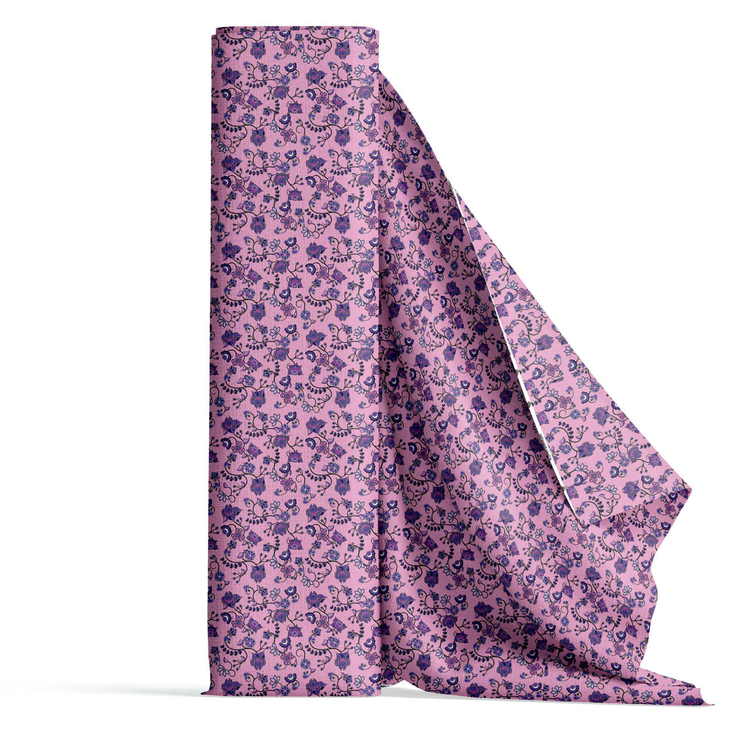 Purple Floral Amour Fabric