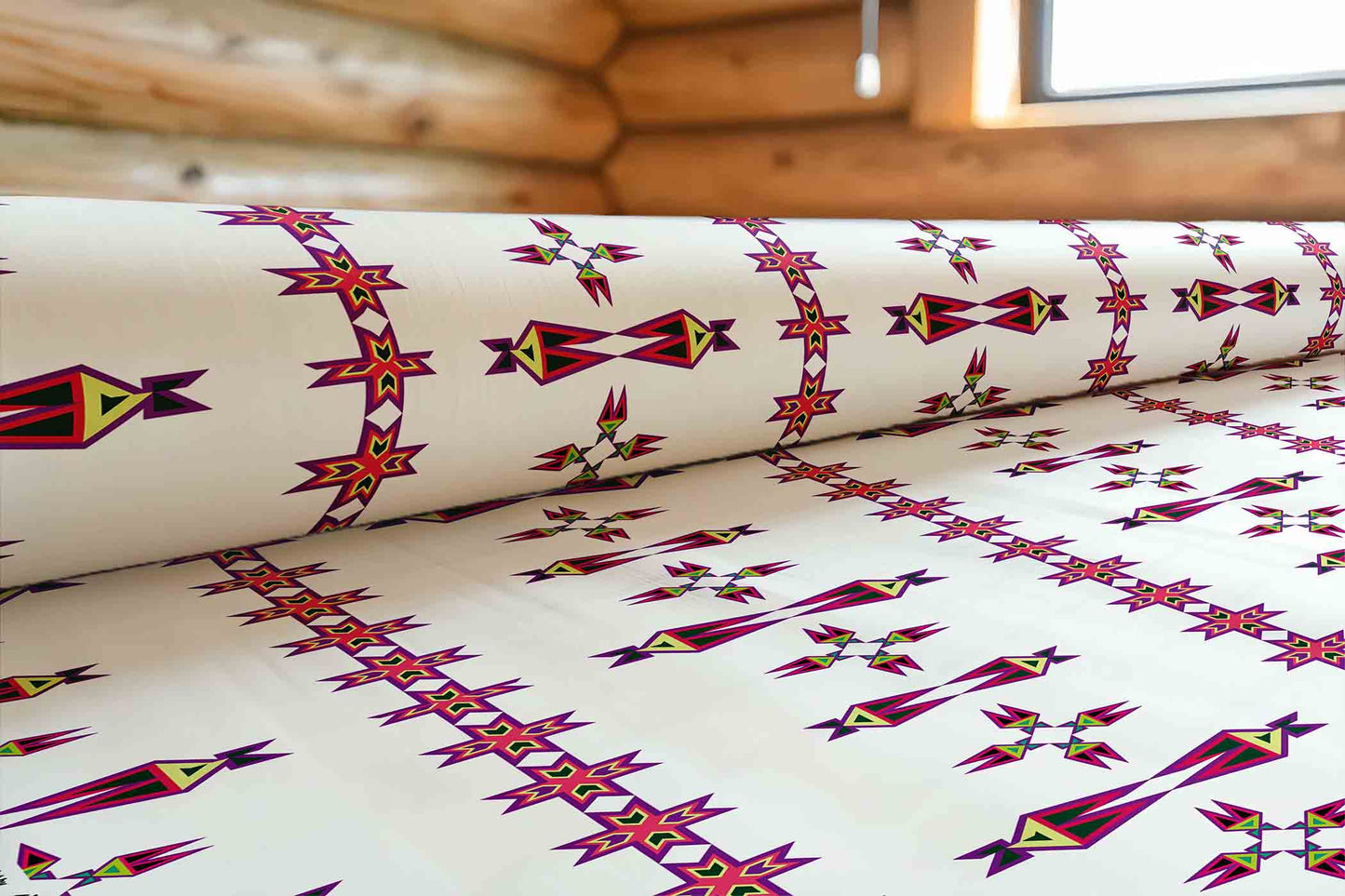 Four Directions Lodge Flurry Fabric