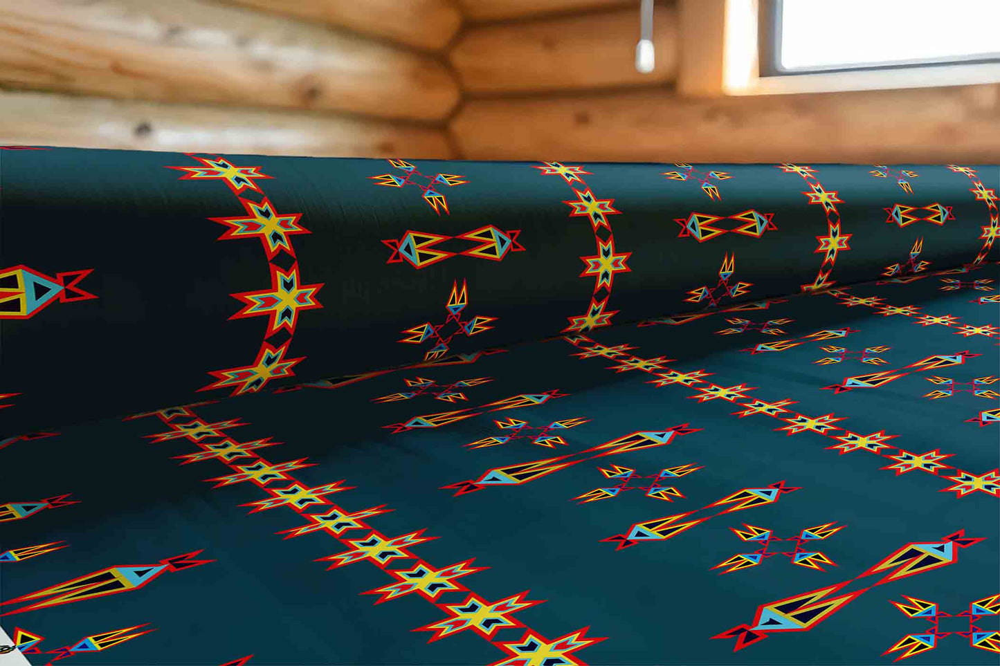 Four Directions Lodges Ocean Fabric